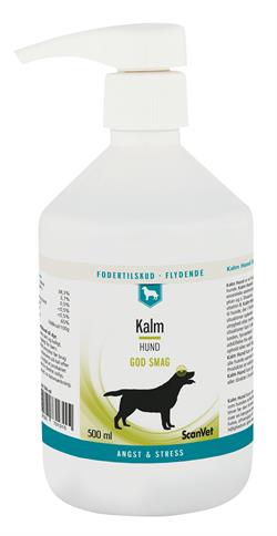 ScanVet Kalm. Tilskudsfoder mod uro hos hund. 500 ml